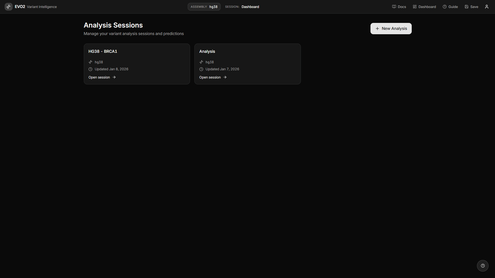 Evo2 Variant Intelligence screenshot